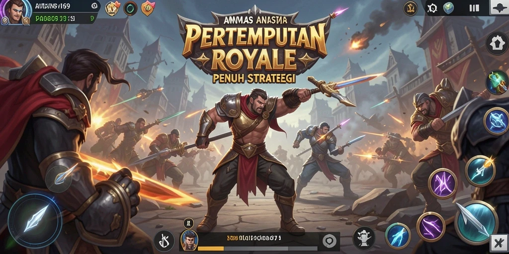 Gameplay seru dan strategis di AMAN69 Battle Royale.