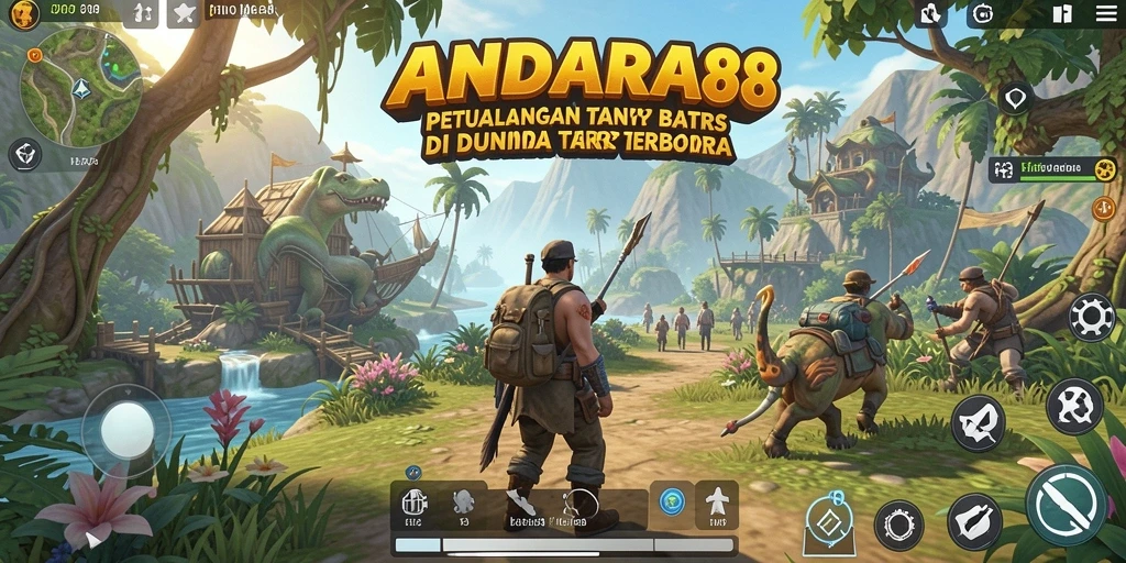 Tampilan gameplay <strong>ANDARA88</strong> yang menakjubkan di dunia terbuka.