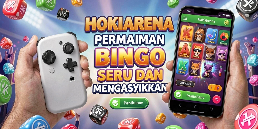 Screenshot HOKIARENA menampilkan aksi seru permainan Bingo.