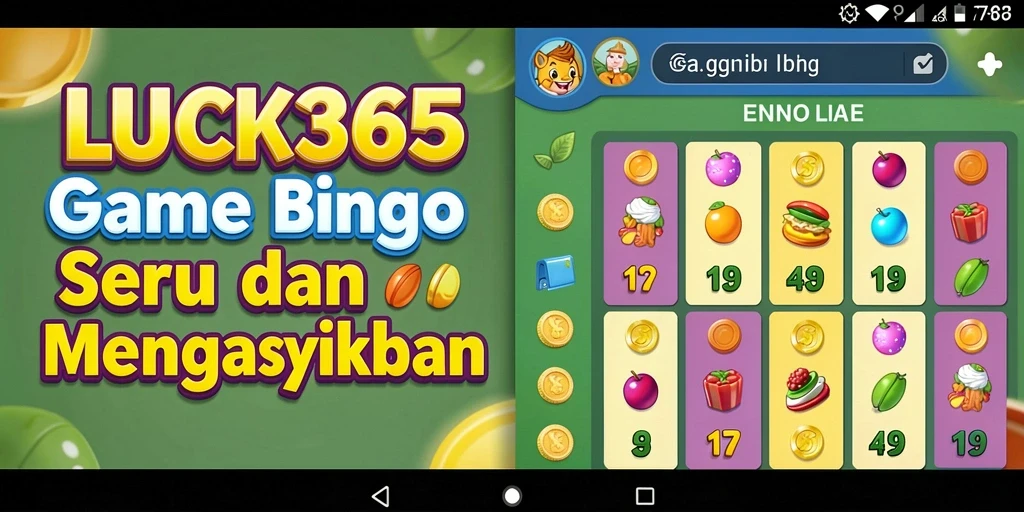 Screenshot gameplay LUCK365 yang menampilkan keseruan bermain Bingo.