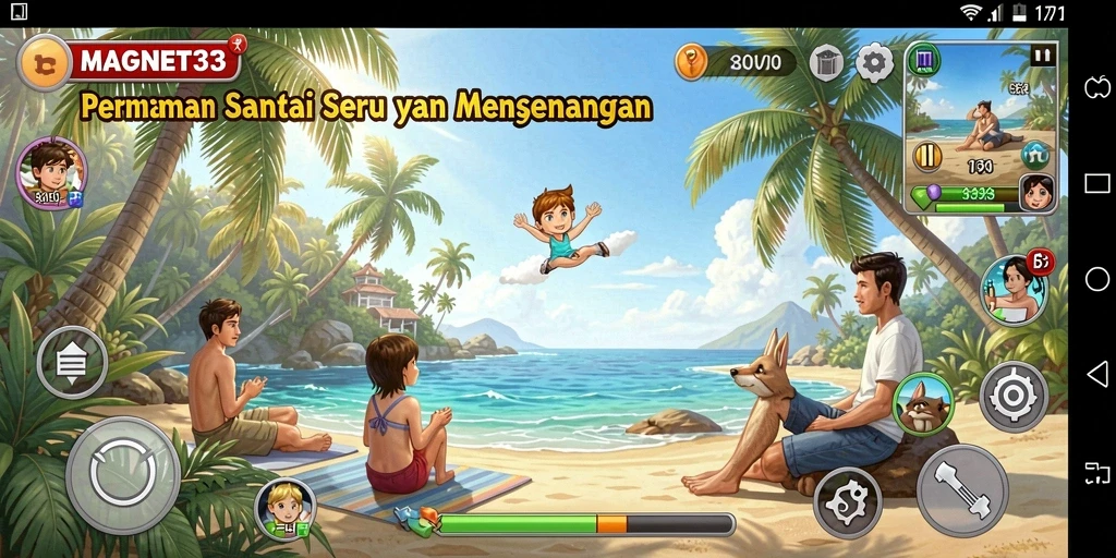 Tangkapan layar utama <strong>MAGNET33</strong> menunjukkan gameplay yang menyenangkan dan menarik.