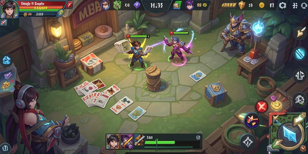 Tampilan menarik gameplay Gaple di MLBB8.