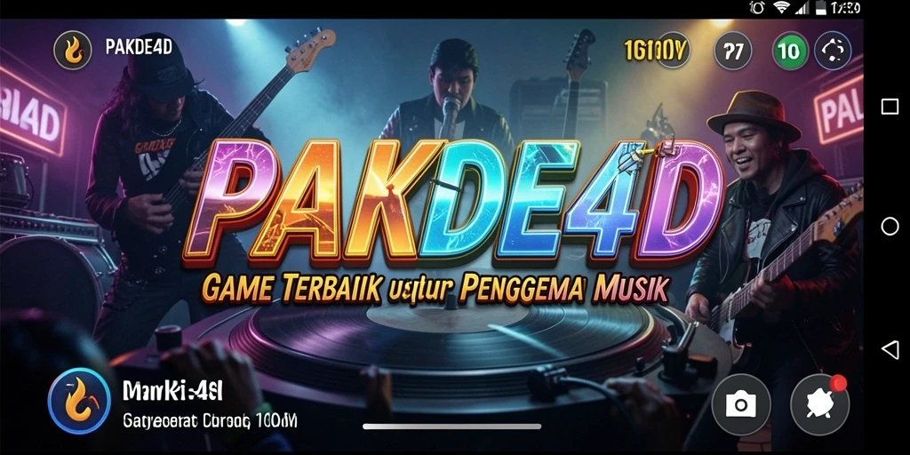 Gameplay menarik dari PAKDE4D yang menampilkan kompetisi musik.