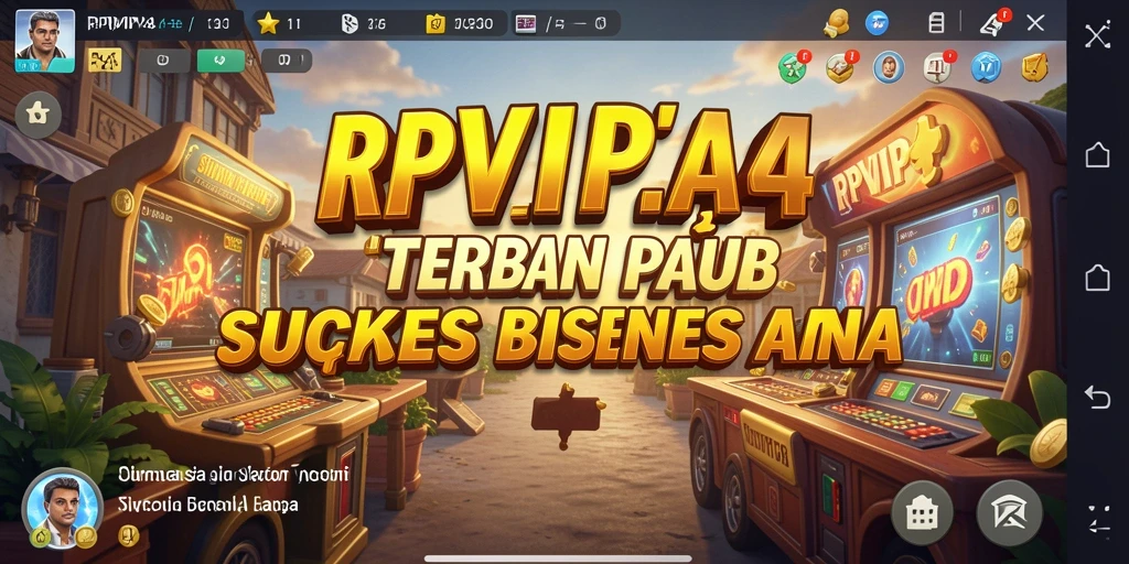 Tampilan menarik dari gameplay RPVIP4 yang menjanjikan keseruan Tycoon.