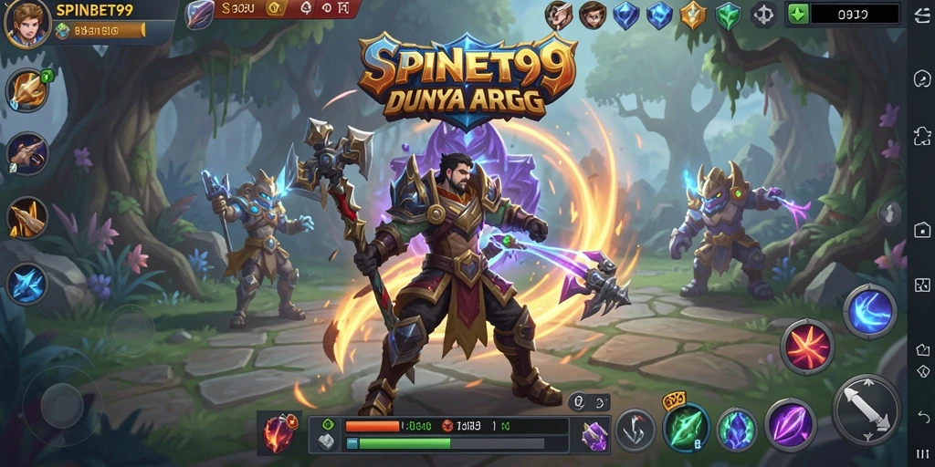 Tampilan gameplay seru dalam petualangan ARPG SPINBET99.